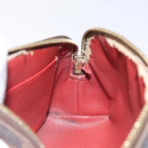 LOUIS VUITTON Damier Ebene Pochette Cosmetic PM Pouch N47516 LV Auth 113477 - Picture 16 of 16